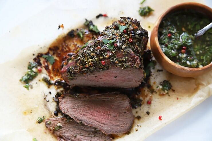 Carne de vaca para aumentar a potencia